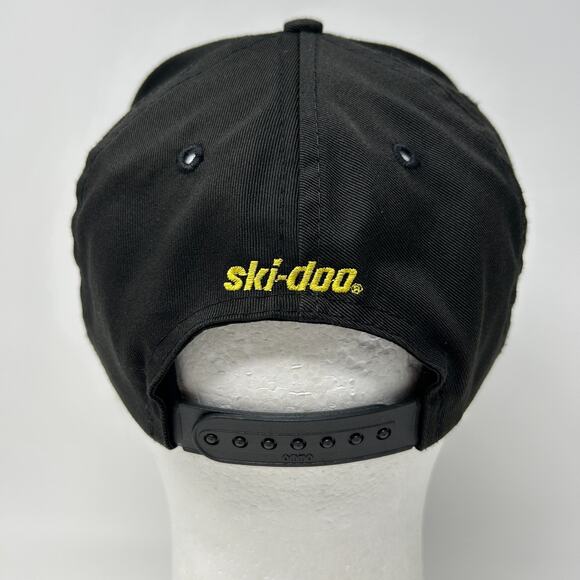 Vintage 90s Mahowald Sports Ski-Doo Hat Baseball Cap New Prague Snapback Black - Picture 3 of 11